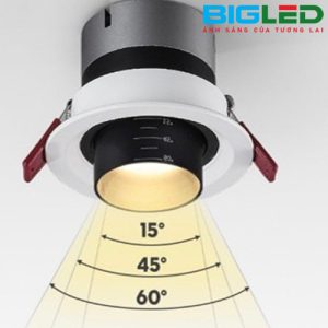 Đèn led Downlight Spotlight chỉnh ZOOM BIGLED BL-SPZ01 12W