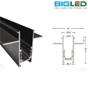 Thanh ray nam châm âm trần 1 mét BL-TRA1