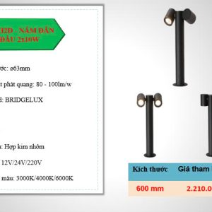 ĐÈN NẤM 2 ĐẦU BL- NSVDH2D