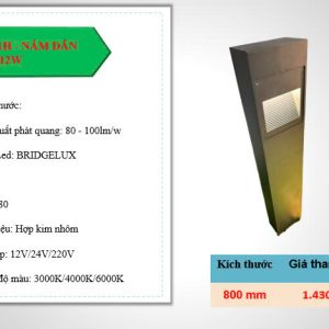 ĐÈN NẤM DẪN HƯỚNG 12W BL- NSV1H