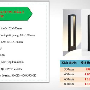 ĐÈN NẤM SÂN VƯỜN BL- NSV2T7W