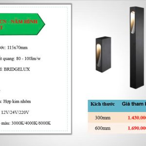 ĐÈN NẤM SÂN VƯỜN BL- NSVHCN