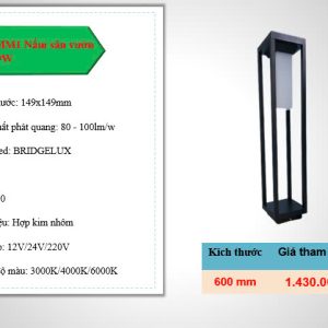 ĐÈN NẤM SÂN VƯỜN BL- NSVMM1